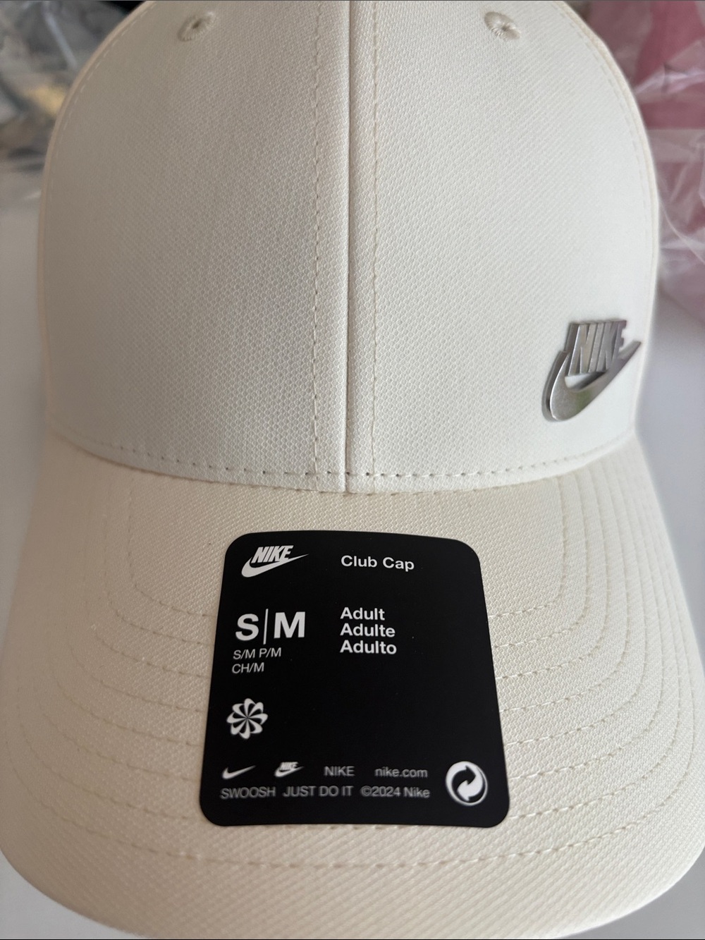 Nike Pink Or Cream Baseball Caps. Pick ONE UNISEX - Picture 12 of 16